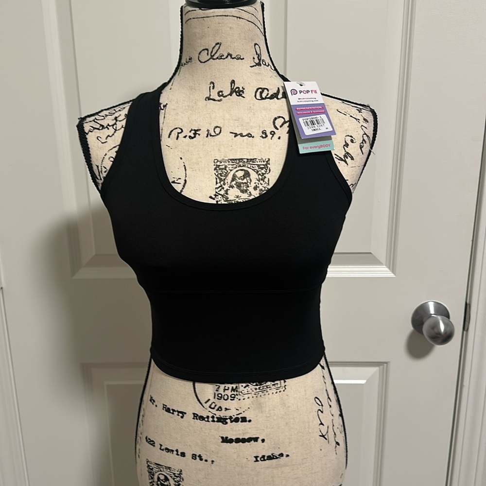 NWT Pop Fit | Colby Workout tank with bra padding